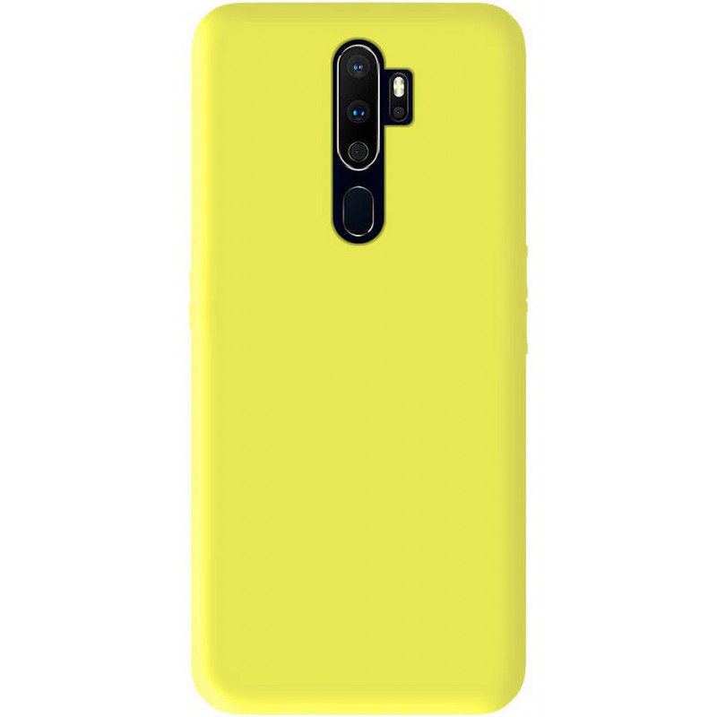 Coque Mat Jaune | Oppo A5 2020