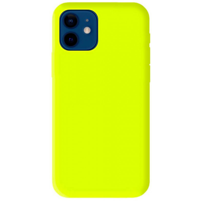 Coque Mat Jaune Fluo | Apple iPhone 12 Coque Mat Jaune Fluo | Apple iPhone 12
