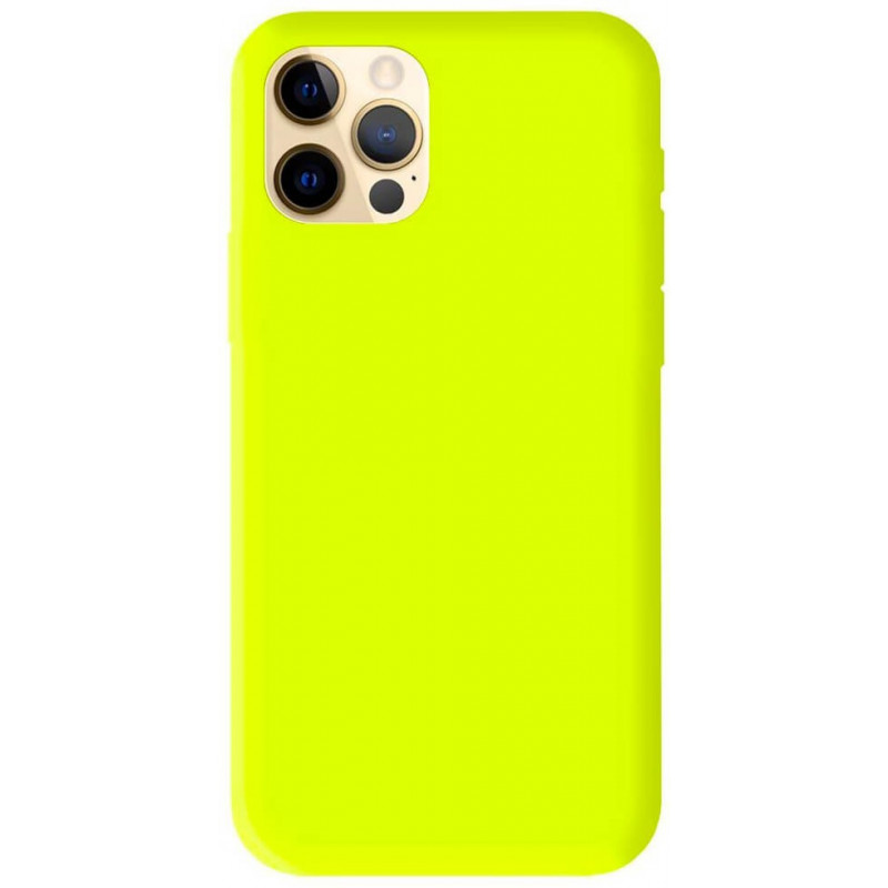 Coque Mat Jaune Fluo | Apple iPhone 12 Pro Coque Mat Jaune Fluo | Apple iPhone 12 Pro
