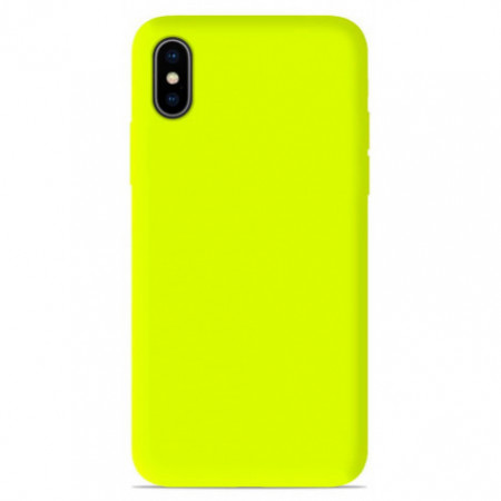 Coque Mat Jaune Fluo | Apple iPhone X / XS
