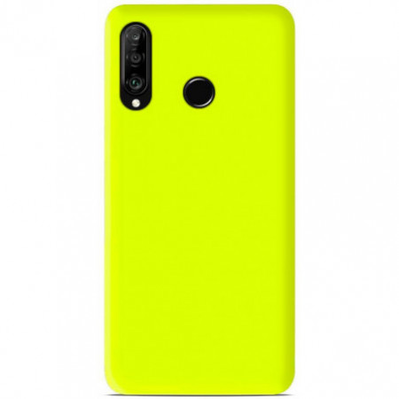 Coque Mat Jaune Fluo | Huawei P30 Lite