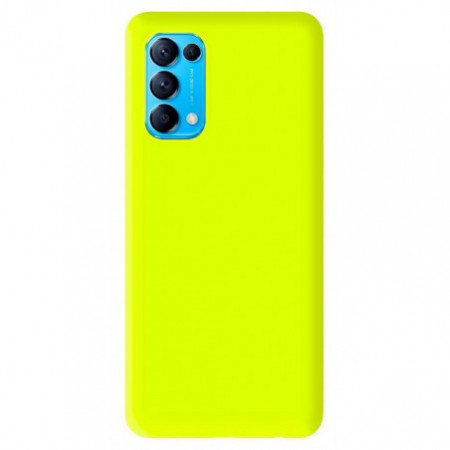 Coque Mat Jaune Fluo | Oppo Reno 5
