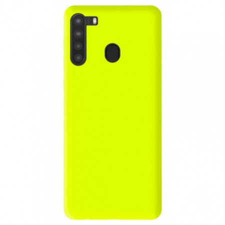 Coque Mat Jaune Fluo | Samsung Galaxy A21