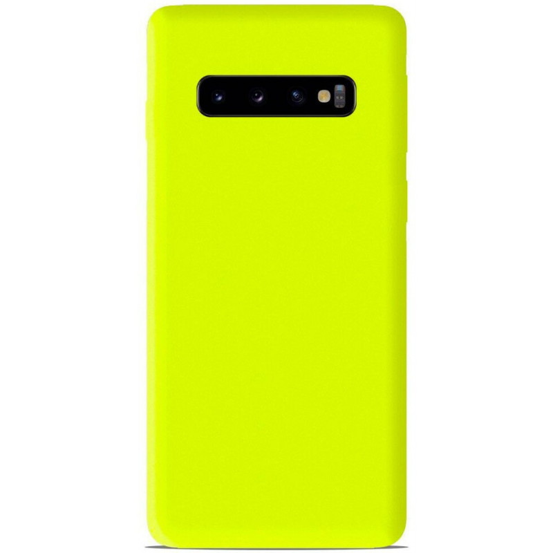 Coque Mat Jaune Fluo | Samsung Galaxy S10 Plus Coque Mat Jaune Fluo | Samsung Galaxy S10 Plus