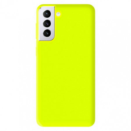Coque Mat Jaune Fluo | Samsung Galaxy S21