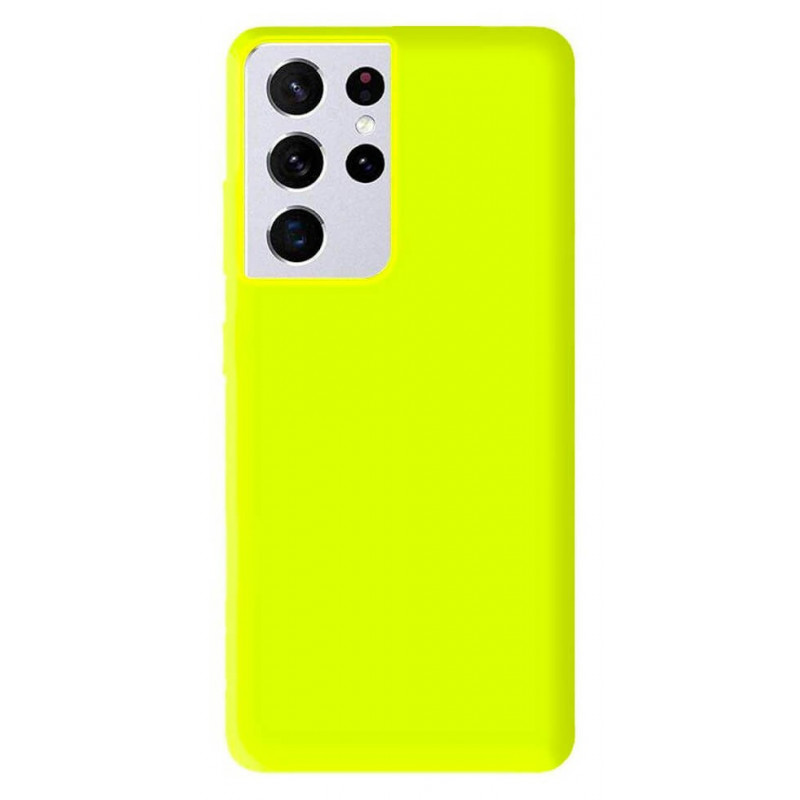 Coque Mat Jaune Fluo | Samsung Galaxy S21 Ultra Coque Mat Jaune Fluo | Samsung Galaxy S21 Ultra