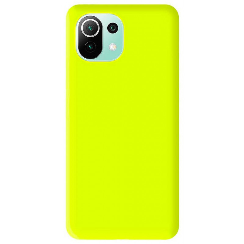 Coque Mat Jaune Fluo | Xiaomi Mi 11 Lite Coque Mat Jaune Fluo | Xiaomi Mi 11 Lite