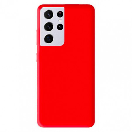 Coque Mat Rouge | Samsung Galaxy S21 Ultra