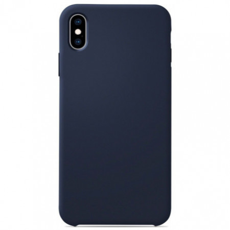 Coque Soft Touch Bleu nuit | Apple iPhone XR