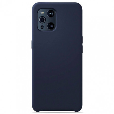 Coque Soft Touch Bleu nuit | Oppo Find X3 / X3 Pro