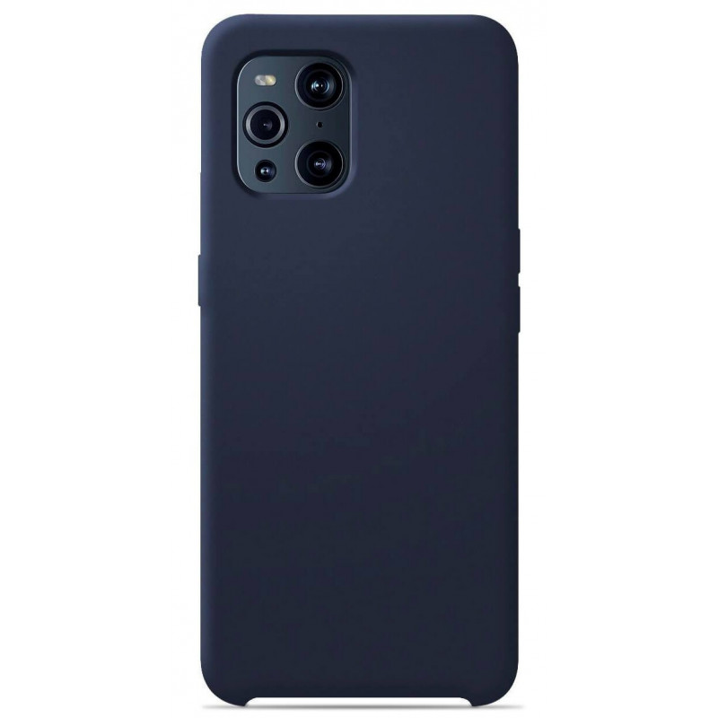 Coque Soft Touch Bleu nuit | Oppo Find X3 / X3 Pro Coque Soft Touch Bleu nuit | Oppo Find X3 / X3 Pro