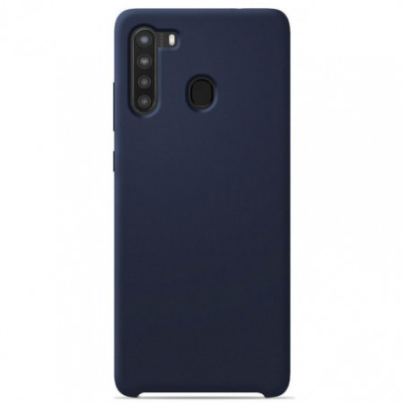 Coque Soft Touch Bleu nuit | Samsung Galaxy A21