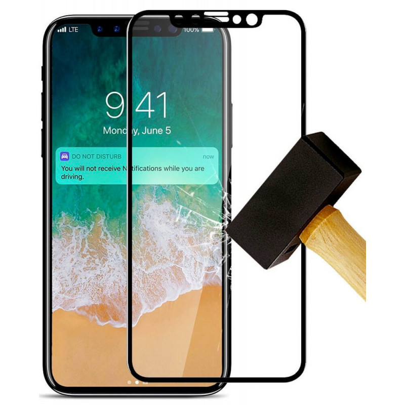 Verre trempé 4D | Apple iPhone X / XS Verre trempé 4D | Apple iPhone X / XS