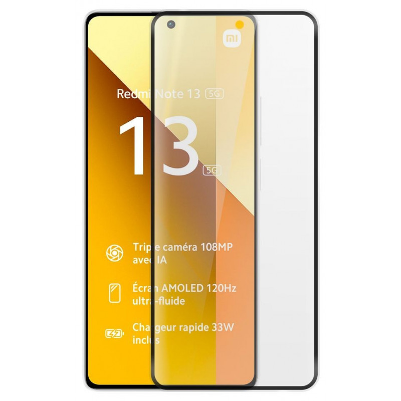 Verre trempé 4D | Xiaomi Redmi Note 13 5G Verre trempé 4D | Xiaomi Redmi Note 13 5G