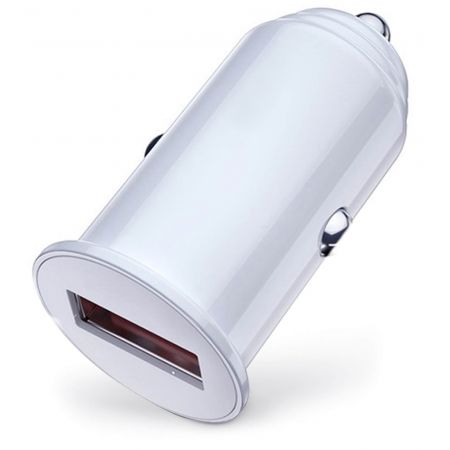 Chargeur allume cigare USB 1A- Blanc
