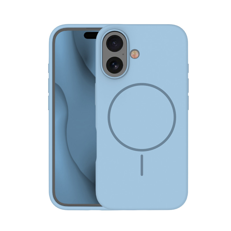 Silicone Thin Mag case for iPhone 17 Air light blue Silicone Thin Mag case for iPhone 17 Air light blue
