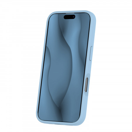 Silicone Thin Mag case for iPhone 17 Air light blue